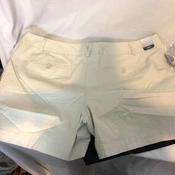 Mossimo lot of 2 Low Rise Slim - the hip and thigh Chino Shorts size 24W      WS - Picture 7 of 8